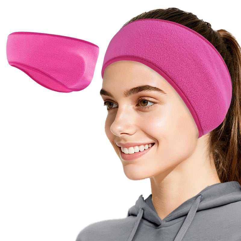Lauzq Winter Fleece Ear Warmers Muffs Headband for Men Women Kids Ski Running Cycling - Image 1